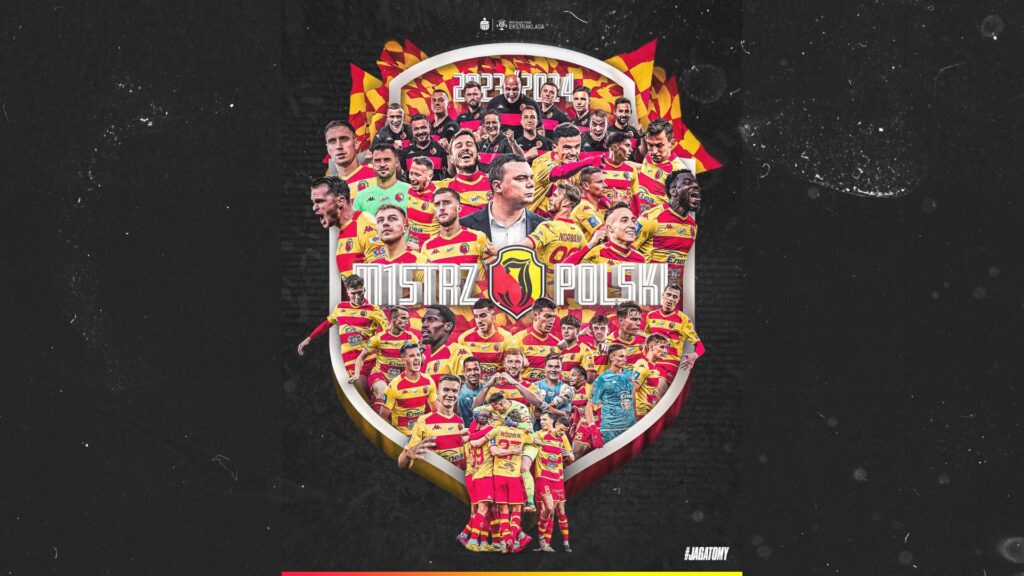 Jagiellonia Białystok. Obrazek, będący ilustracją do artykułu o tytule Mistrza Polski dla Jagielloni Białystok