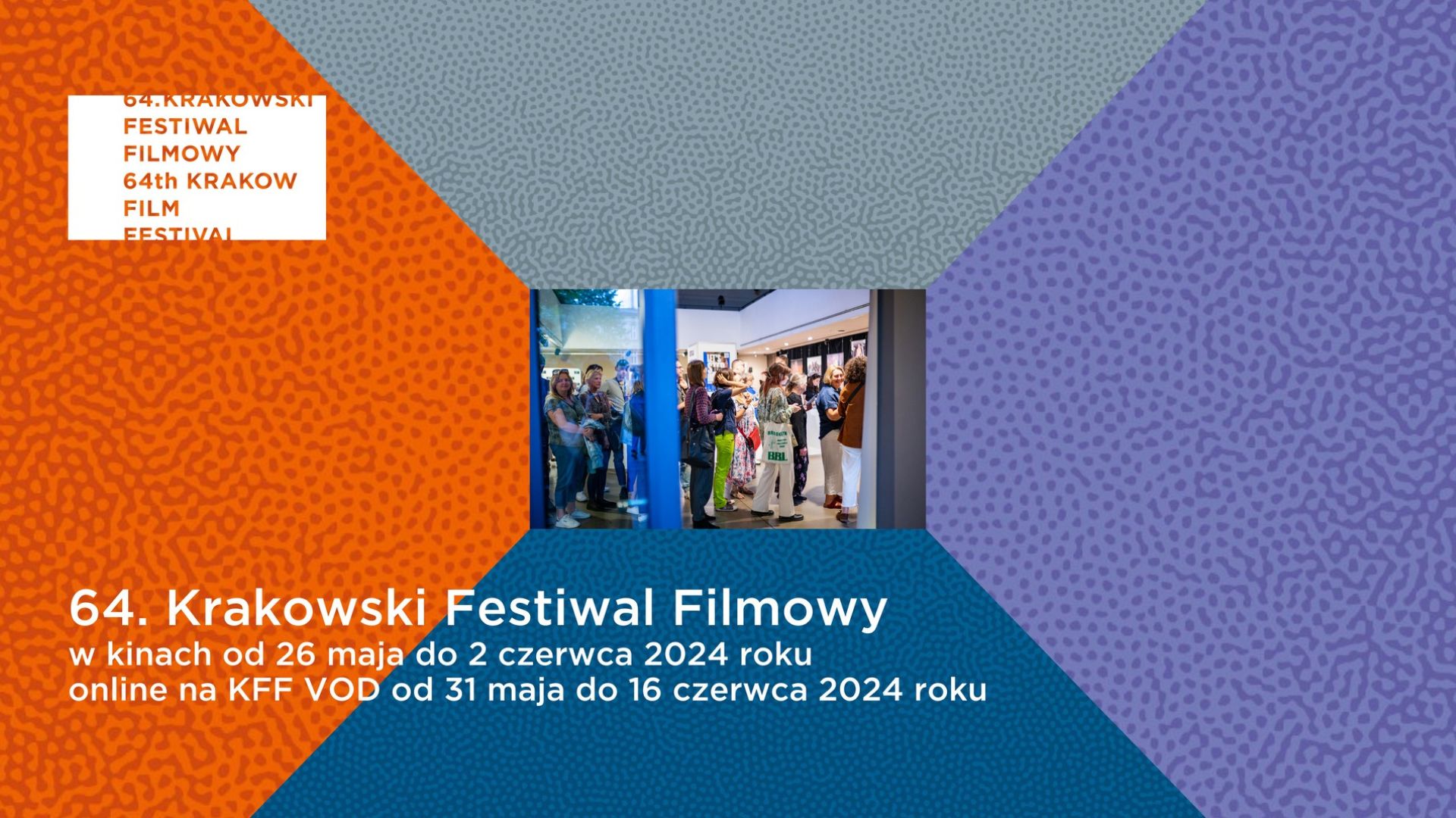 Krakowski Festiwal Filmowy. Plakat promujący