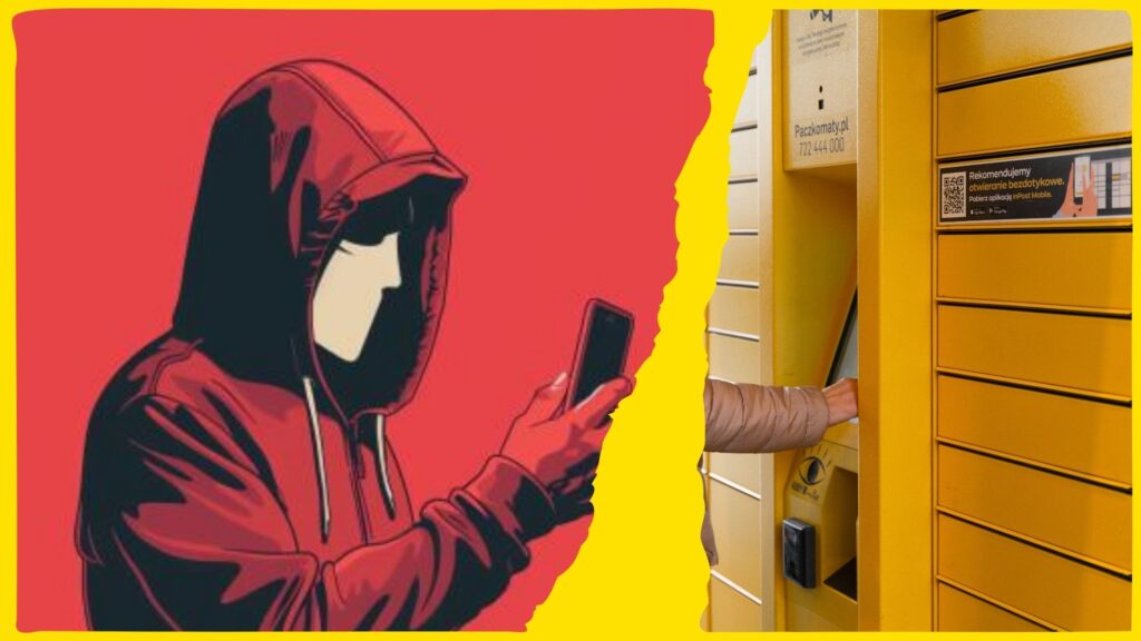 Oszust wyłudzajacy dane od klienta InPost