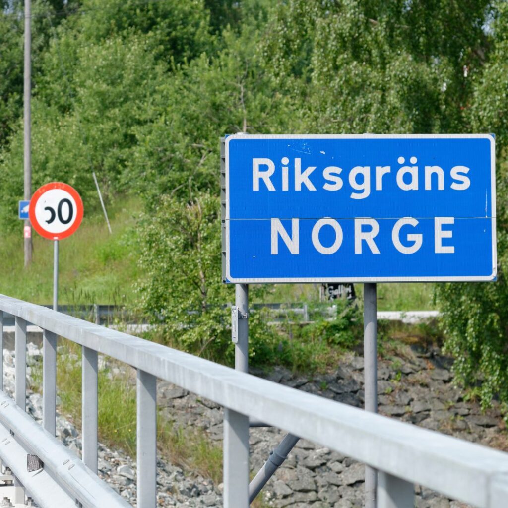 Norwegia. Granica państwa