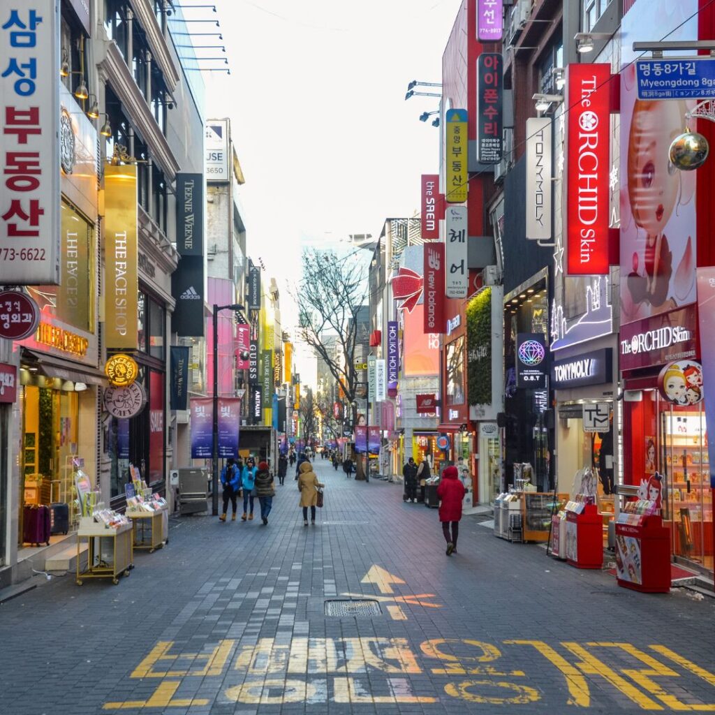 Korea Południowa. Ulice